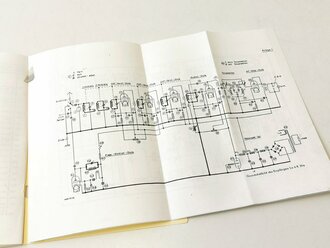 REPRODUKTION, Beschreibung für den Kurzwellen Empfänger "Lo 6 K 39a" 1500 bis 25000 kHz, 37 Seiten, DIN A5