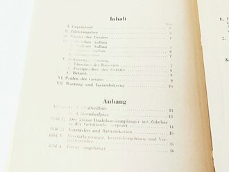 REPRODUKTION, Der kleine Drahtlauschempfänger, 16 Seiten, DIN A5
