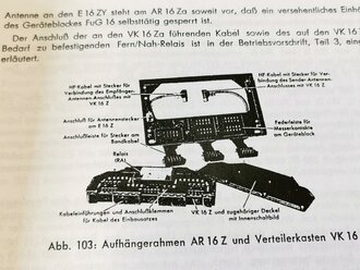 REPRODUKTION, Bordfunkgerät FuG 16 ZY, DIN A4