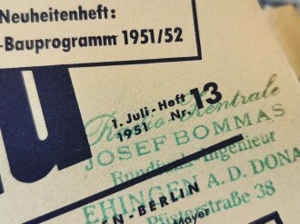 Deutschland nach 1945, Konvolut 23 Ausgaben, nach Krieg "Funkschau" Nicht auf Zustand oder Vollständigkeit geprüft