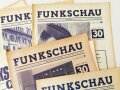 Konvolut 10 Ausgaben "Funkschau" aus den 40iger Jahren,  Nicht auf Zustand oder Vollständigkeit geprüft