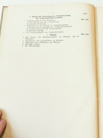 Unterrichtsbuch für die Nachrichten-Truppe und Truppennachrichtenverbände 1927 Verlag offene Worte Charlottenburg 4, 516 Seiten, DIN A5