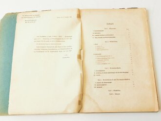 "Fl. Bordfunkgerät" Teil 3 - Beschreibung und Betriebsvorschrift für Fu G16 Januar 1941, Umschlag geklebt innen lose, 93 Seiten