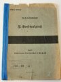 "Fl. Bordfunkgerät" Teil 3 - Beschreibung und Betriebsvorschrift für Fu G16 Januar 1941, Umschlag geklebt innen lose, 93 Seiten