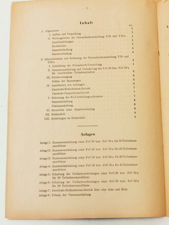 Merkblatt "Die Fernschreibvermittlung T 39 und T 39a...