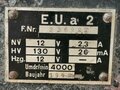 Einankerumformer Umformersatz E.U.a2 datiert 1942, Für Stromversorgung in Wehrmacht Panzerfahrzeugen ( Fu 5 radio sets mit Ukw.E.e ) Originallack, Funktion nicht geprüft