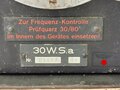 30 Watt Sender a datiert 1944 ( Panzerfunk ) Originallack, Funktion nicht geprüft