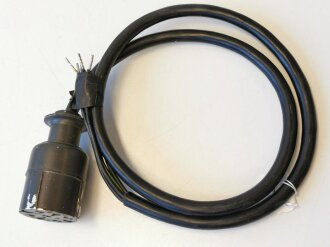 Stecker für Funk Verbindungskabel Wehrmacht, Kabel neuzeitlich