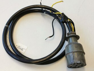 Stecker für Funk Verbindungskabel Wehrmacht, Kabel neuzeitlich