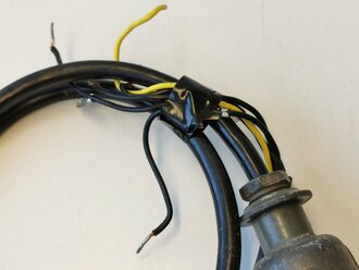 Stecker für Funk Verbindungskabel Wehrmacht, Kabel neuzeitlich