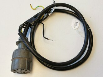 Stecker für Funk Verbindungskabel Wehrmacht, Kabel neuzeitlich