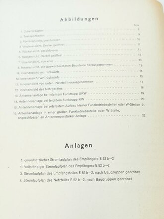 REPRODUKTION "Luft-Boden-Einheitsempfänger E 53" (vereinfachte Ausführung) Geräte-Handbuch, 43 Seiten, DIN A4