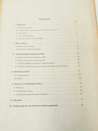 D.( Luft) T.4420 " Luft-Boden Einheitsempfänger E52 Geräte Handbuch" vom Mai 1944 mit 39 Seiten plus Anlagen