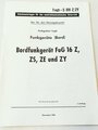 "Bordfunkgerät FuG 16 Z, ZS, ZE und ZY" Stand November 1944 mit 34 Seiten, Neuzeitliche KOPIE
