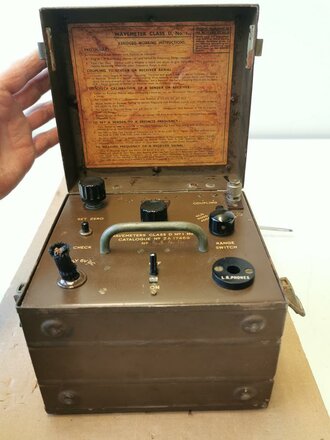 Großbritannien " Wavemeter D. No. I MKII" dated 1945. Function not checked