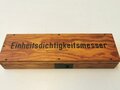 Einheitsdichtigkeitsmesser Wehrmacht in sehr gutem Zustand, mit der seltenen Dienstvorschrift