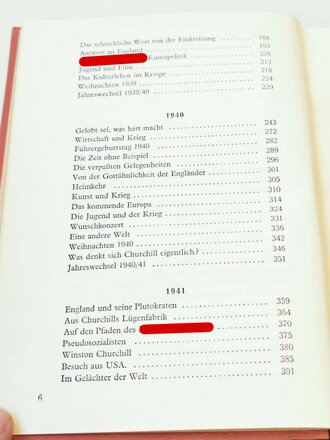 "Die Zeit ohne Beispiel" Reden und Aufsätze aus den Jahren 1939/40/41 von Joseph Göbbels. Zentralverlag der NSDAP 1941.