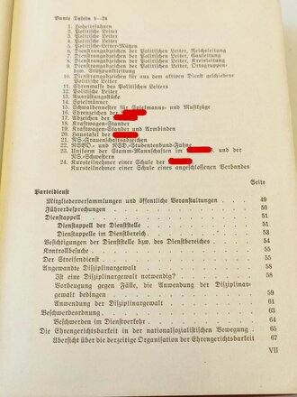 Organisationsbuch der NSDAP, 4.Auflage 1939 , guter Zustand