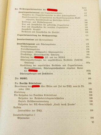 Organisationsbuch der NSDAP, 4.Auflage 1939 , guter Zustand