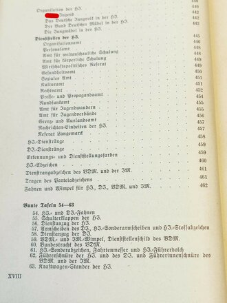 Organisationsbuch der NSDAP, 4.Auflage 1939 , guter Zustand