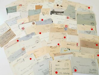Konvolut Feldpost/ Post, etwa 75 Stück, alle an eine Frau aus Oldenburg adressiert