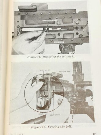 U.S. 1955 dated field manual FM 23-65 " Browning machinegun Caliber .50 HB, M2" used