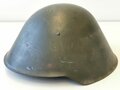 Stahlhelm Nationale Volksarmee der DDR, Innenfutter alter Art, Glocke datiert 1960, ein Polster hat sich aufgelöst, sonst guter Zustand