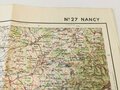 Frankreich, Landkarte " Nancy"