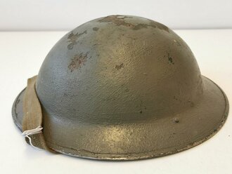 British model steel helmet, original paint