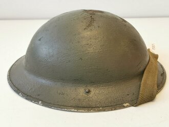 British model steel helmet, original paint