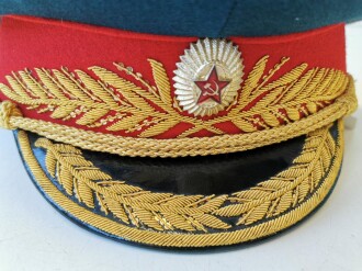 Russland "kalter Krieg", Schirmmütze für einen hochrangigen Offizier in gutem Zustand
