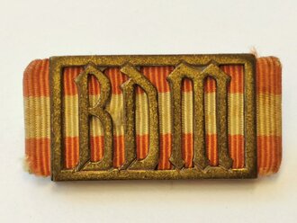 BDM Leistungsabzeichen in bronze , verliehenes Stück in gutem Zustand