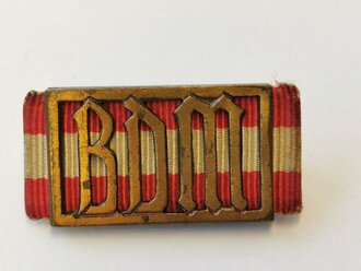 BDM Leistungsabzeichen in bronze , sogenanntes " B" Stück in gutem Zustand