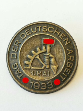 Blechabzeichen NSBO "Tag der deutschen Arbeit 1.Mai 1933"