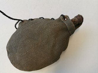 Feldflasche Deutsch 1.Weltkrieg, Bezug aus Ersatzmaterial...