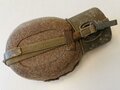 Feldflasche Wehrmacht Tropenausführung 1 Liter, getragenes, ungereinigtes Stück