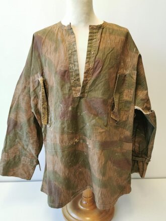 Heer, Tarnhemd für Scharfschützen in sumpftarn. Getragenes, ungereinigtes Stück