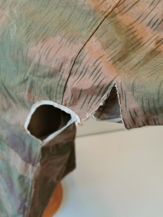 Heer, Tarnhemd für Scharfschützen in sumpftarn. Getragenes, ungereinigtes Stück