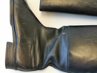 Paar Stiefel für Offiziere der Wehrmacht. Getragenes Paar, Sohlenlänge 29,5cm