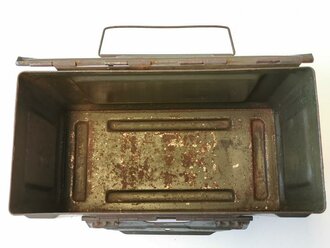 U.S. 1944 dated Cal. 50 Ammunition box, original paint, uncleaned, good condition