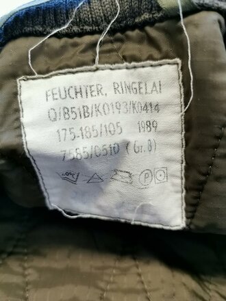 Bundeswehr Panzerkombi Flecktarn, gebraucht