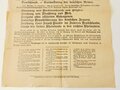 10.November 1918, Sonder Ausgabe" Niederrheinische Nachrichten" " Die Waffenstillstands bedingungen"