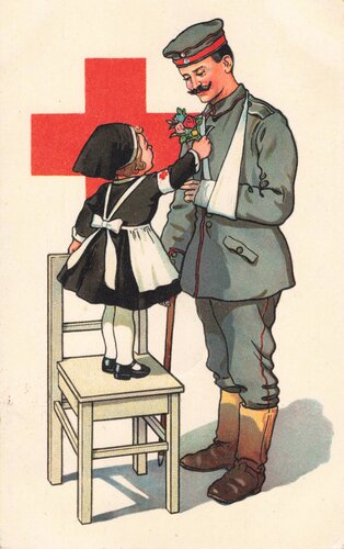 1.Weltkrieg, Ansichtskarte "zugunsten unserer...
