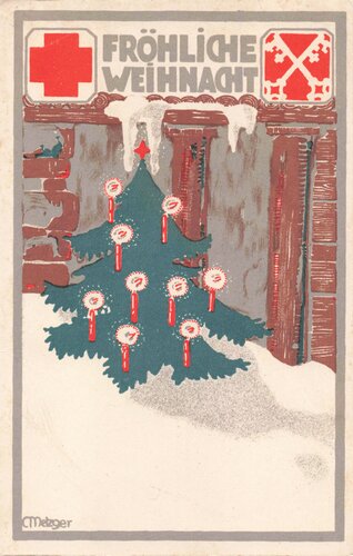 Weihnachtskarte des Kreis Sammelkomitees für...
