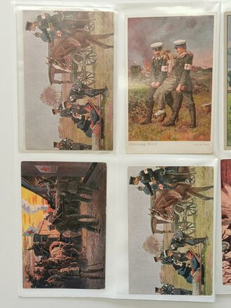 Kaiserreich, Konvolut von 40 Ansichtskarten zum Thema Rot Kreuz