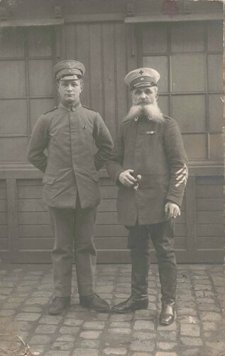 1.Weltkrieg, Foto von Angehörigen der freiwilligen...