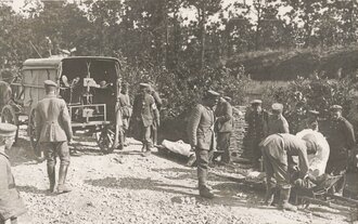 1.Weltkrieg, Foto feldgraues Sanitätspersonal ,...