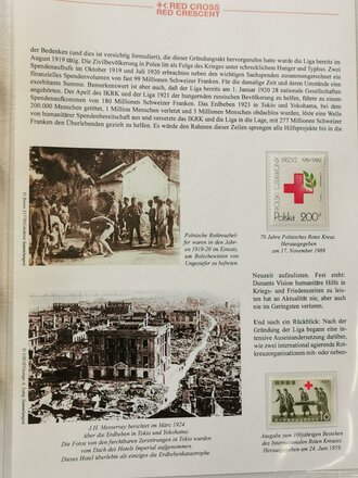 "Die Geschichte des Roten Kreuzes" eine von garantiert 5000 Sammlungen in 6 Ordnern. Nicht auf Vollständigkeit geprüft, etwa 18kg