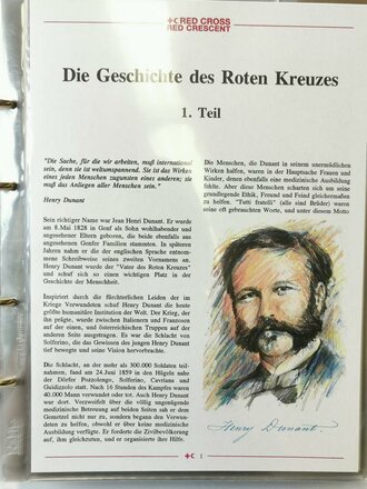 "Die Geschichte des Roten Kreuzes" eine von garantiert 5000 Sammlungen in 6 Ordnern. Nicht auf Vollständigkeit geprüft, etwa 18kg