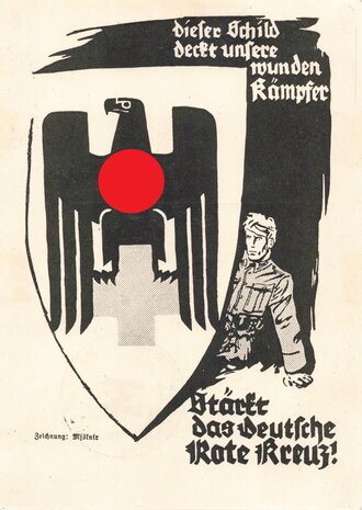 Sonderpostkarte der 1.Kdf Postwertzeichen Ausstellung für das Deutsche Rote Kreuz Berlin 1940